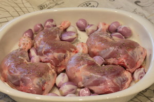 POLLO ASADO CON CHALOTAS RECETAS SALUDABLES RETO ALBALÁ