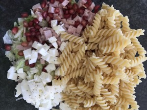 Ensalada de Pasta con Granada Farmacia Albalá