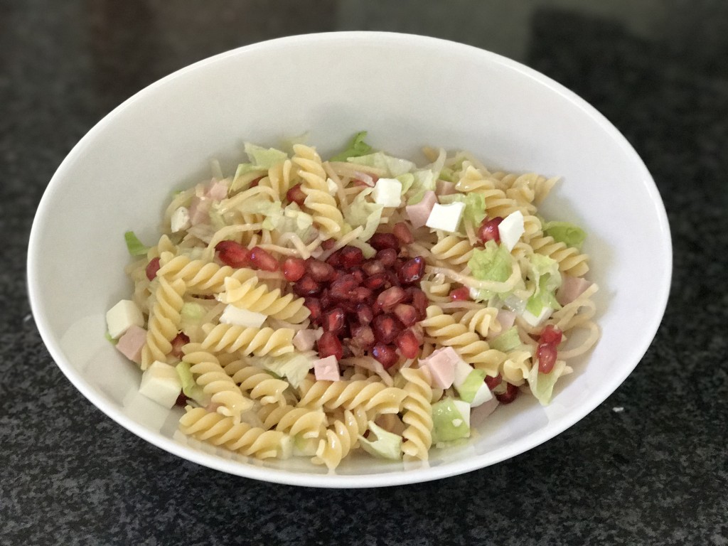 Ensalada de Pasta con Granada Reto Albalá